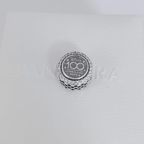 Pandora Disney 100 Disneyland Paris Charm Minnie Mouse Bead Charm S925 Silver - Picture 2 of 6